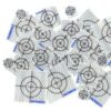 Confezione target adesivi riflettenti 60x60mm con croce di mira-0