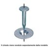 250501.047 - Confezione 100pz rondelline per chiodino topografico 25 / 30mm non verniciate-1024