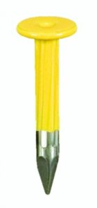 4032.047 - Confezione 100pz chiodino topografico 30mm giallo-0