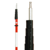 Palina telescopica porta prisma mt. 5,50, attacco a piolo, chiusura a leva Quick-Lock-0